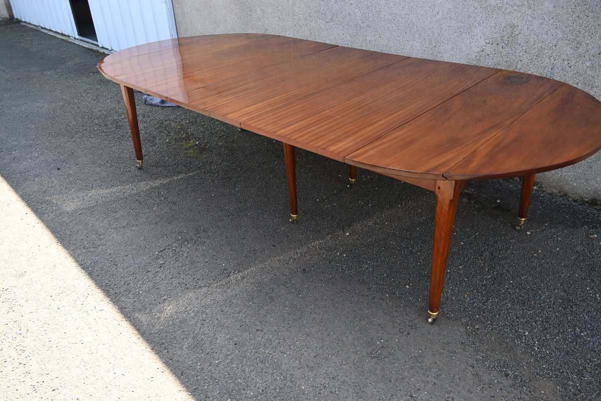 Table  de salle à manger d époque Louis XVI fin XVIII-photo-4