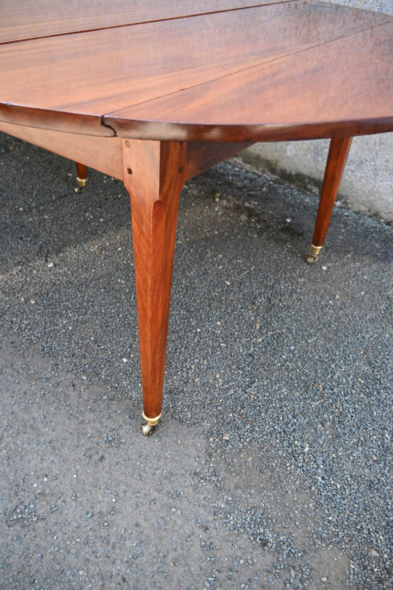 Table  de salle à manger d époque Louis XVI fin XVIII-photo-5