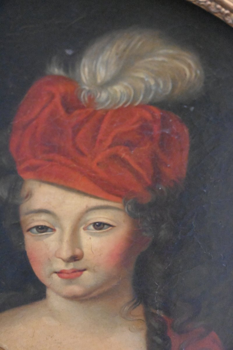 Portrait Of A Young Woman From The Mid-18th Century-photo-2