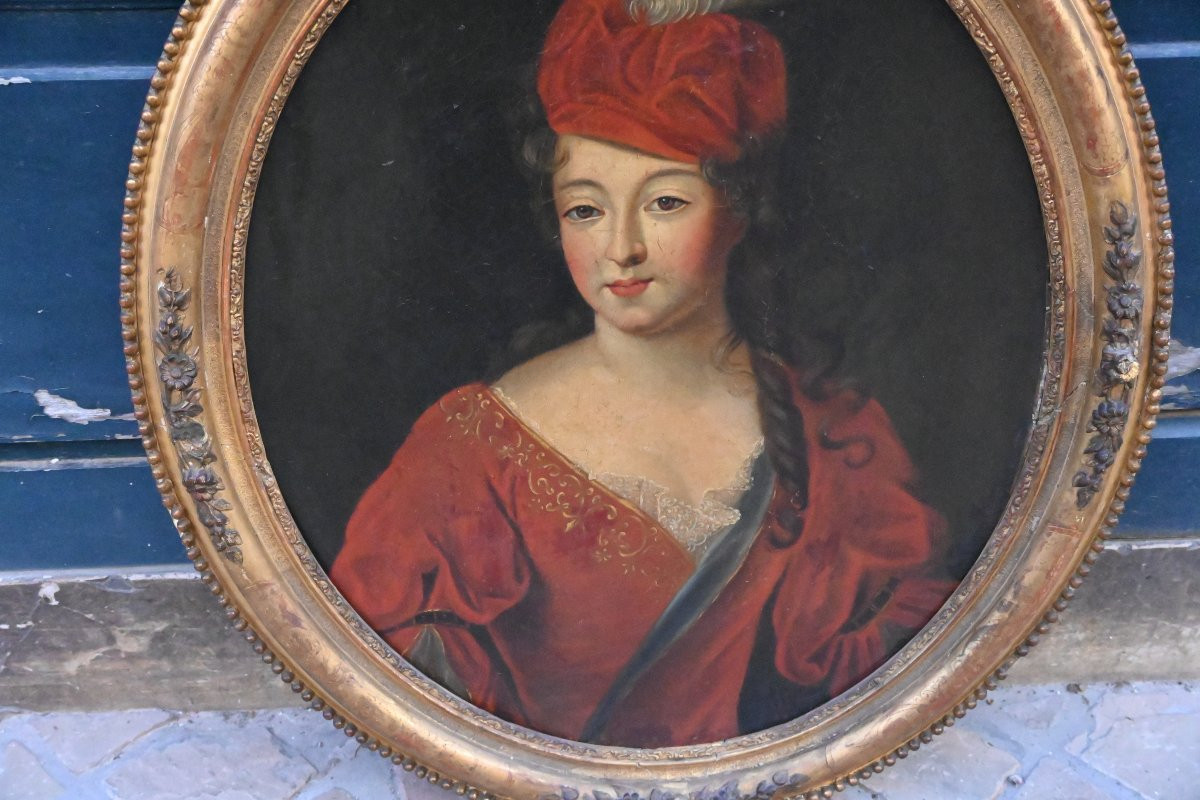 Portrait Of A Young Woman From The Mid-18th Century-photo-6
