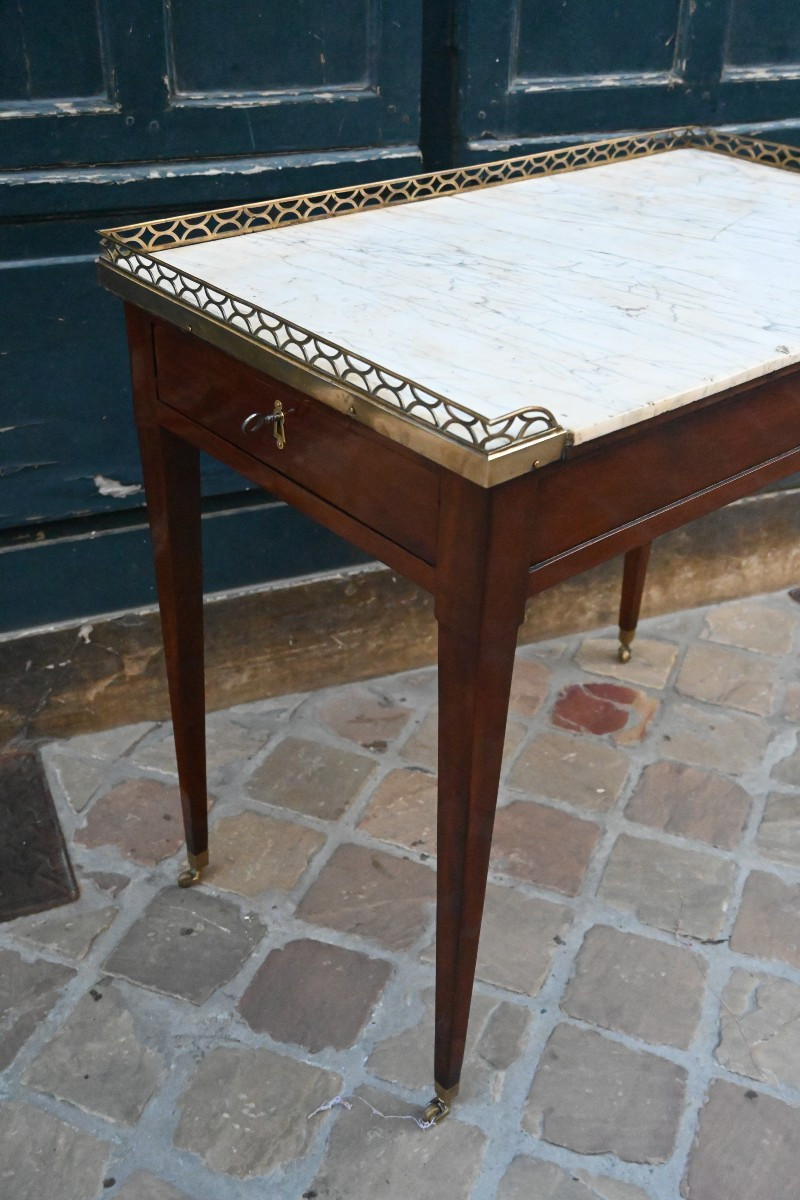 Louis XVI Period Mahogany Coffee Table, Stamped Jacob