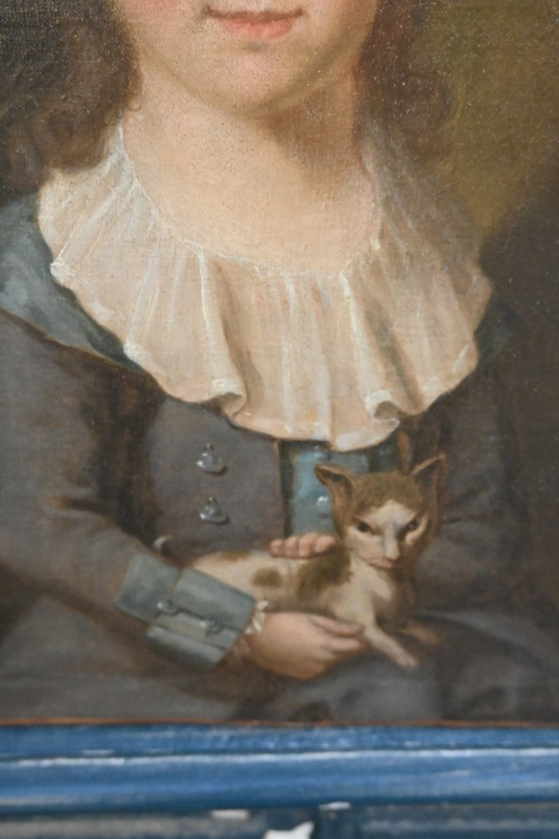 Portrait Of Pierre Marie Joseph Nouel De Latouche, Late 18th Century School-photo-4