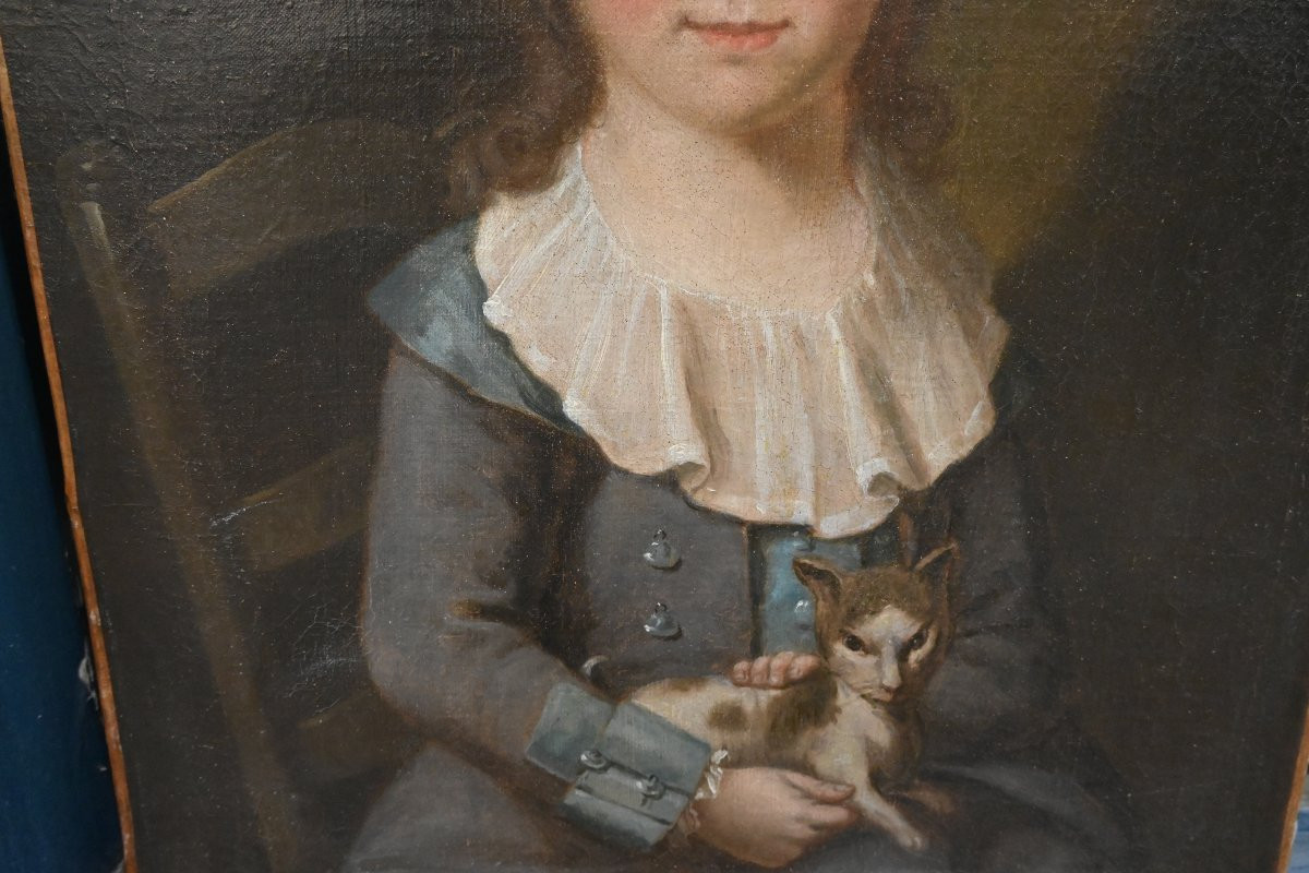 Portrait Of Pierre Marie Joseph Nouel De Latouche, Late 18th Century School-photo-2