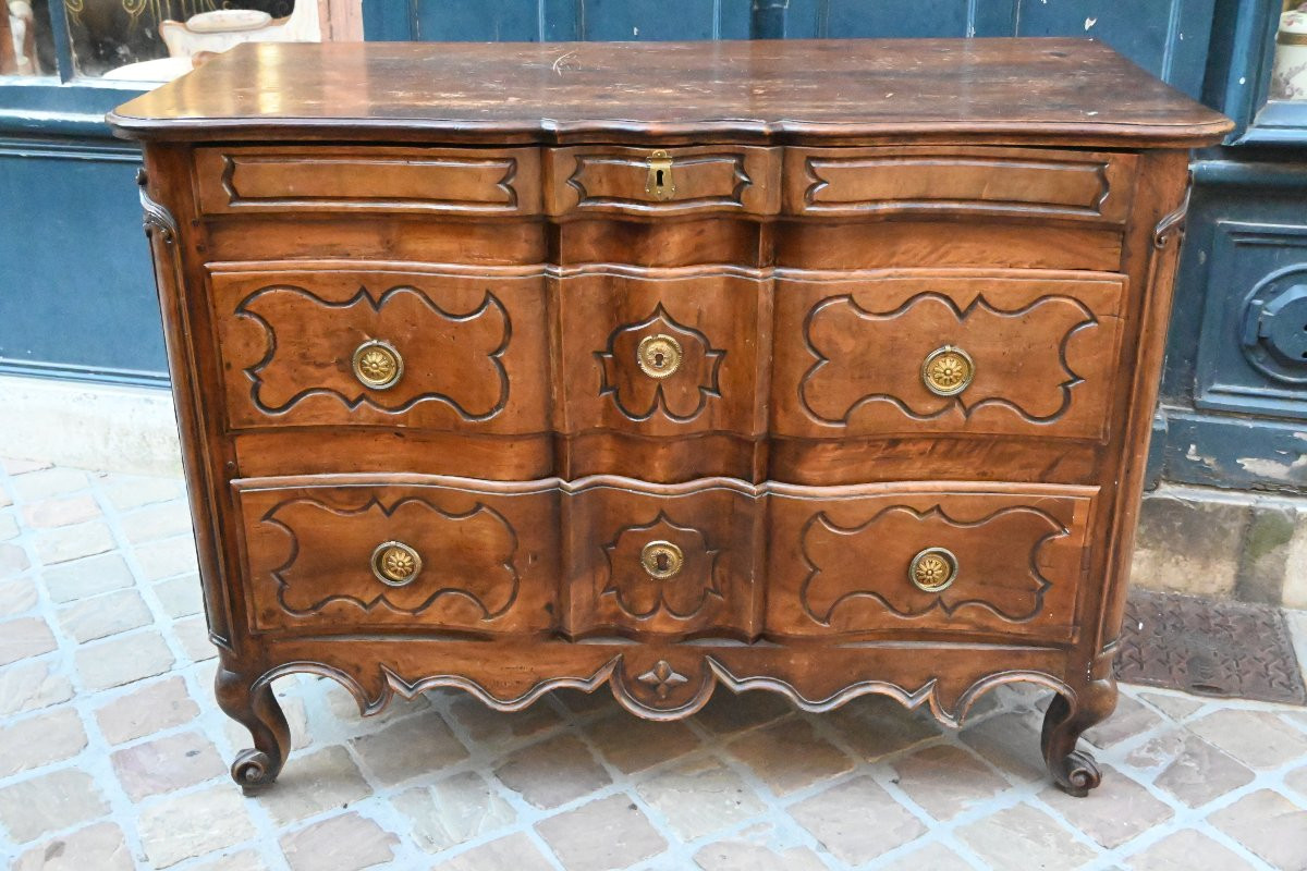 Commode provencale en noyer du XVIII-photo-3