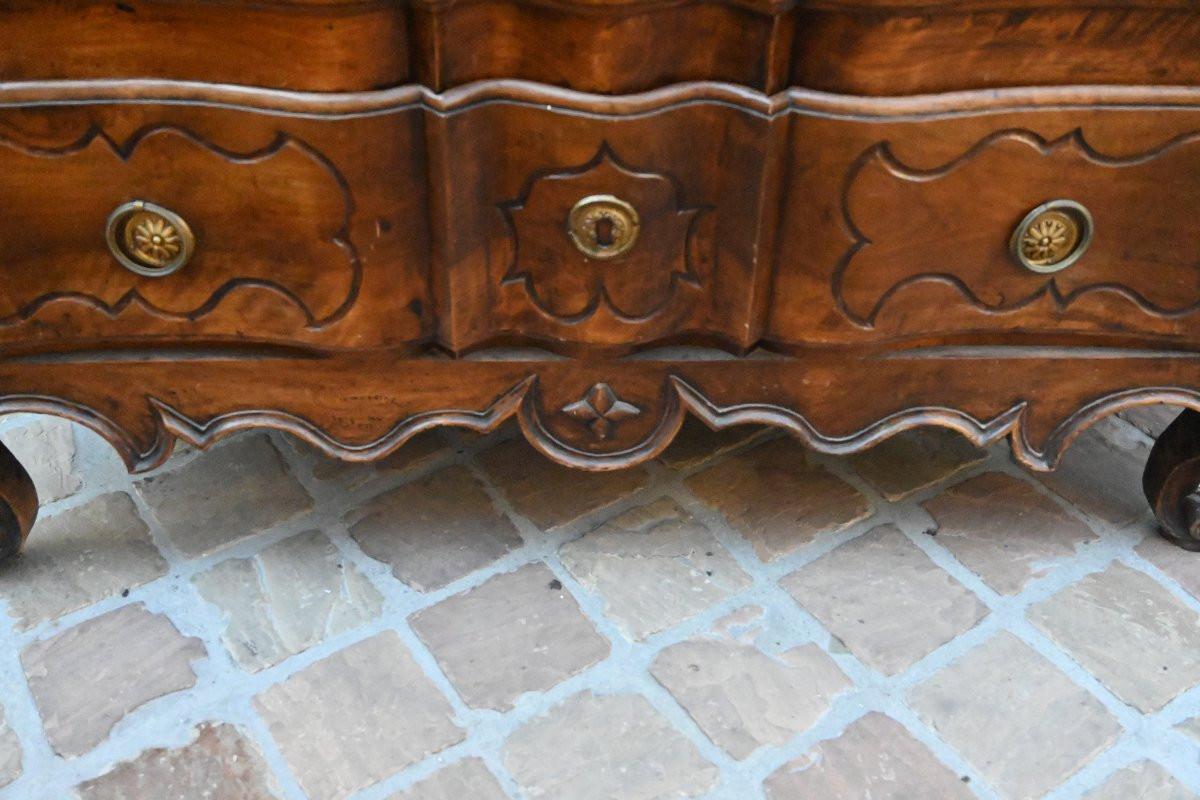 Commode provencale en noyer du XVIII-photo-4