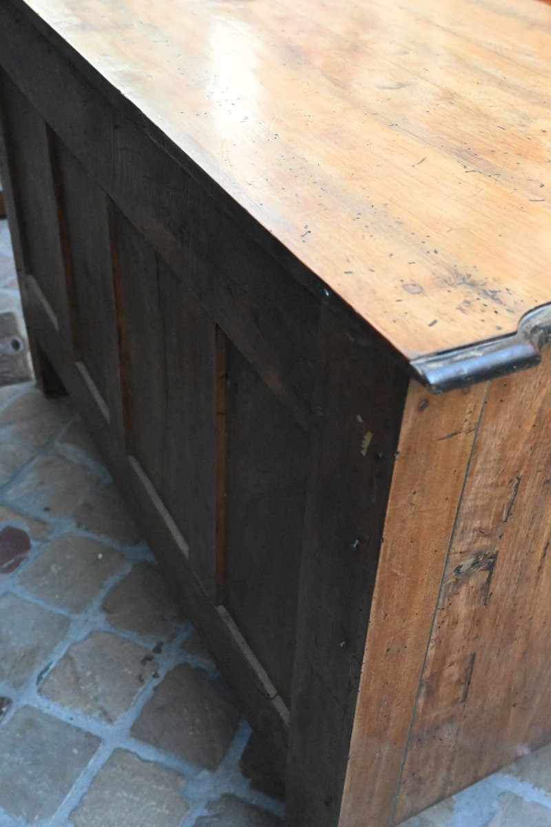 Commode par Jean François Hache , époque XVIII-photo-3