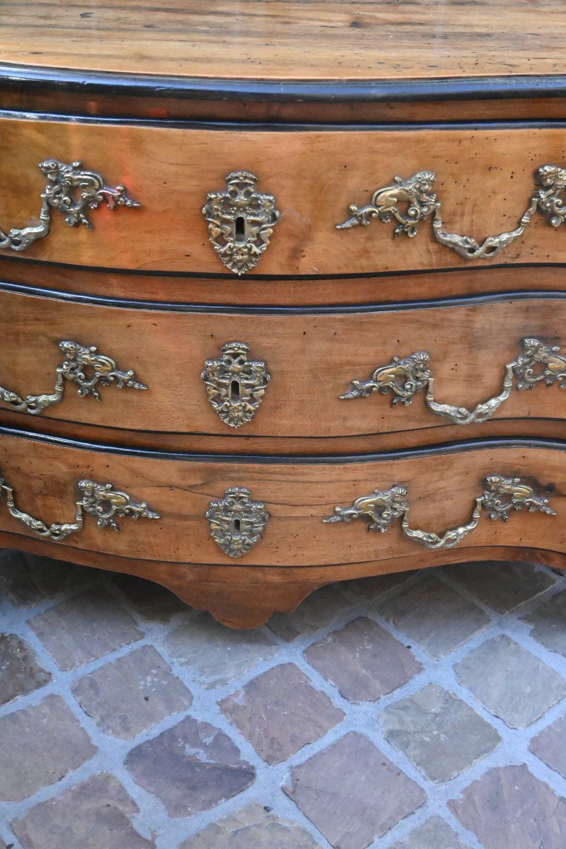 Commode par Jean François Hache , époque XVIII-photo-5