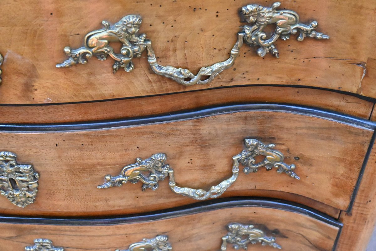 Commode par Jean François Hache , époque XVIII-photo-6
