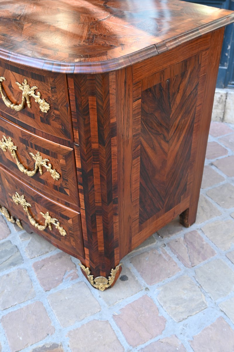 Commode d époque Louis XIV  en palissandre-photo-2