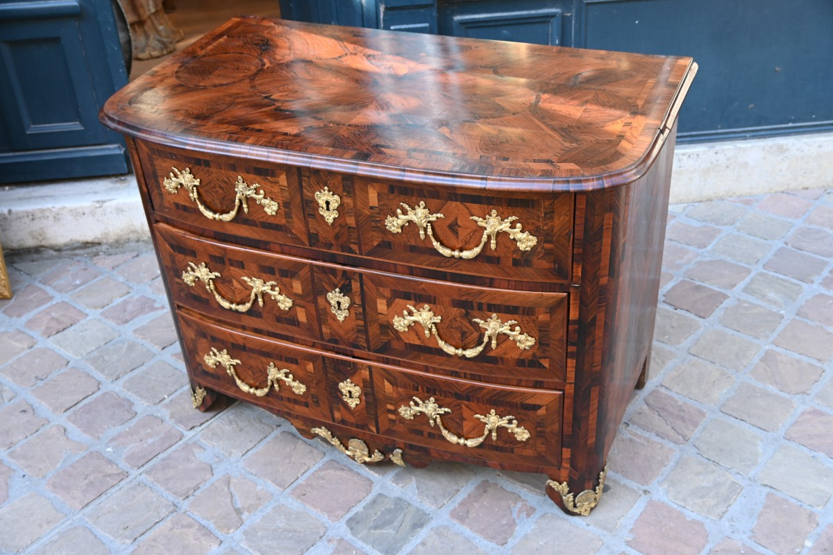 Commode d époque Louis XIV  en palissandre