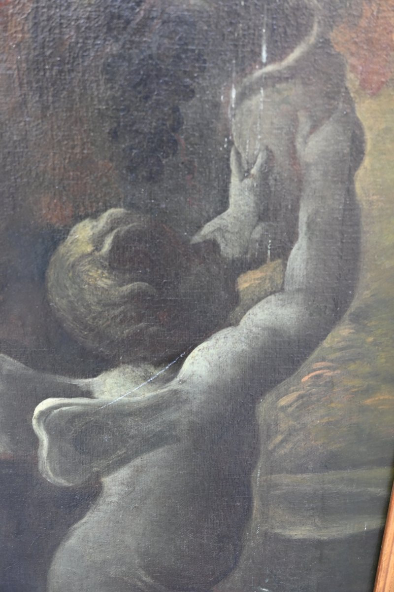 Amour à la vigne , école xviii suiveur de Monoyer-photo-2
