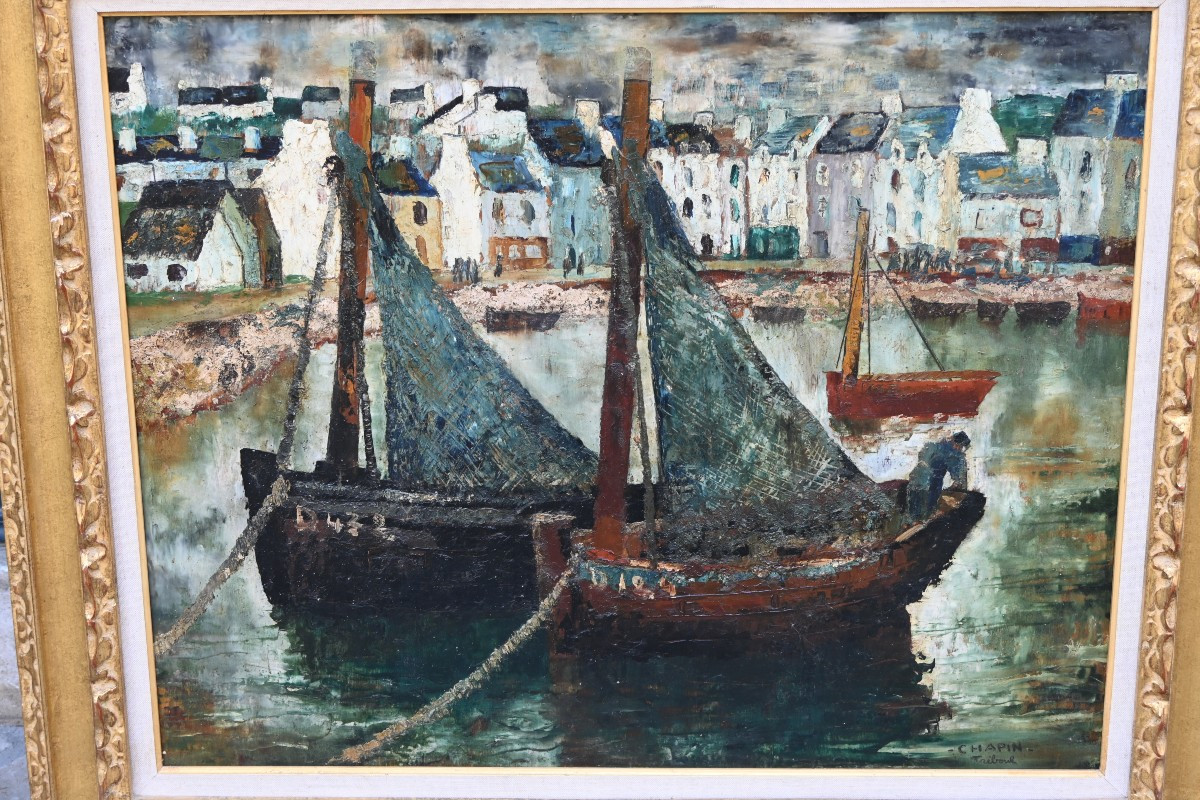 Treboul , le port par Chapin