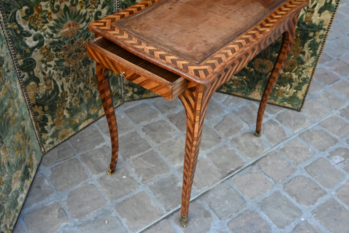 Adrien Delorme, Rare Small Louis XV Period Living Room Table From The 18th Century-photo-4