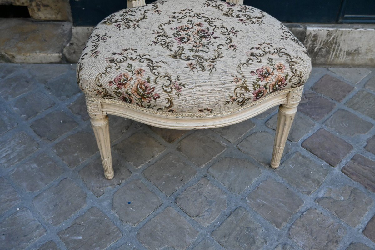 Georges Jacob Louis XVI Period Racket Back Chair-photo-3