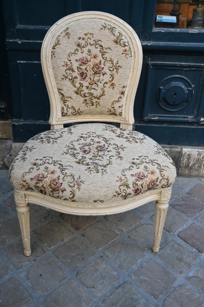 Georges Jacob Louis XVI Period Racket Back Chair
