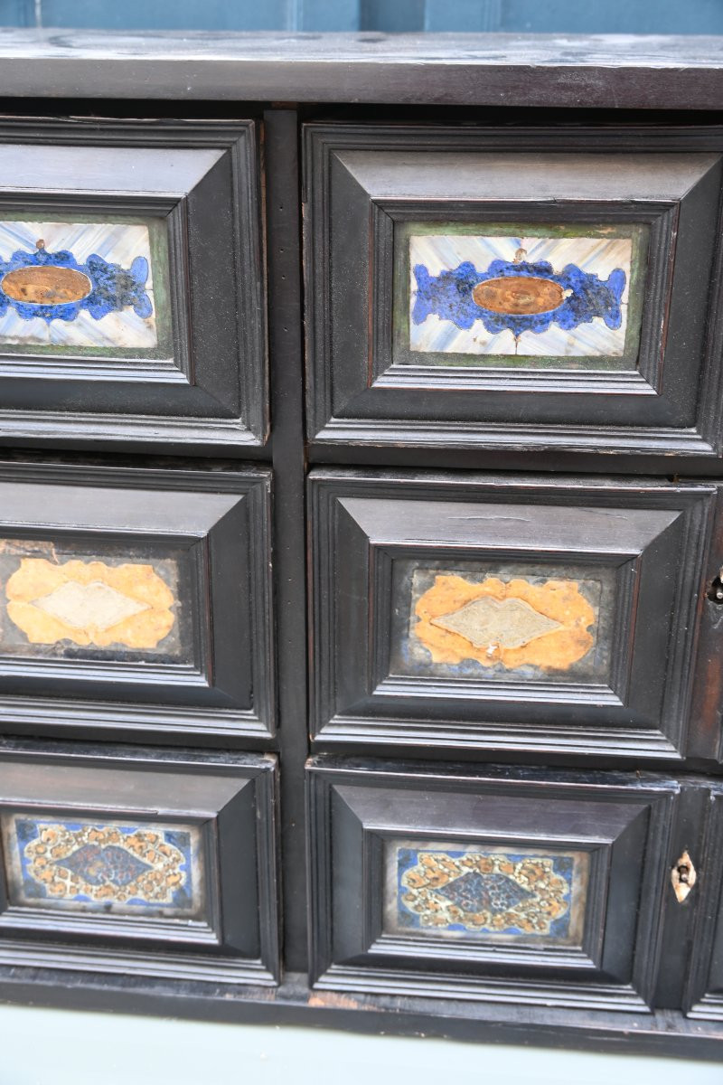 Cabinet Italy XVIII, Naples Workshop Of Vittorio Billa-photo-1