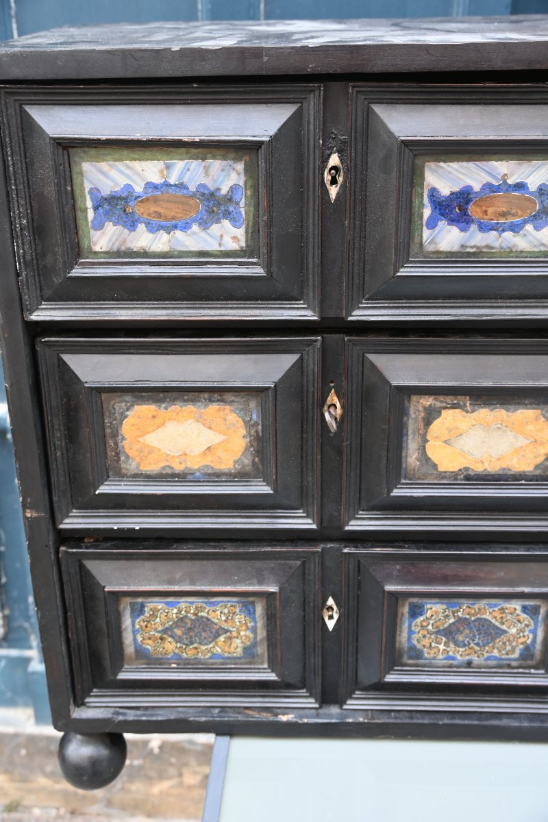 Cabinet Italy XVIII, Naples Workshop Of Vittorio Billa-photo-2