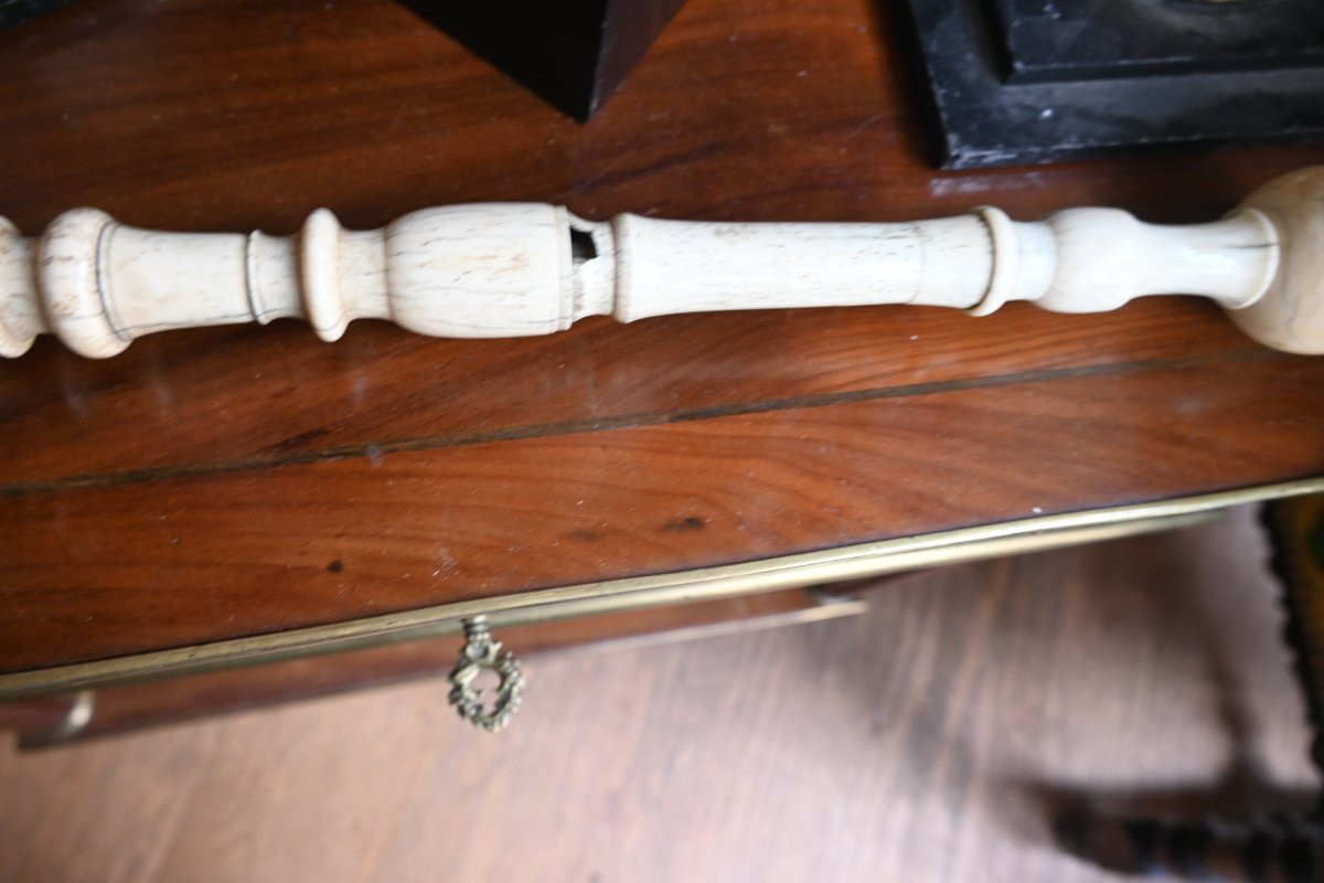 Rare 19th Century Bandmaster's Baton In Bone And/or Ivory -photo-3