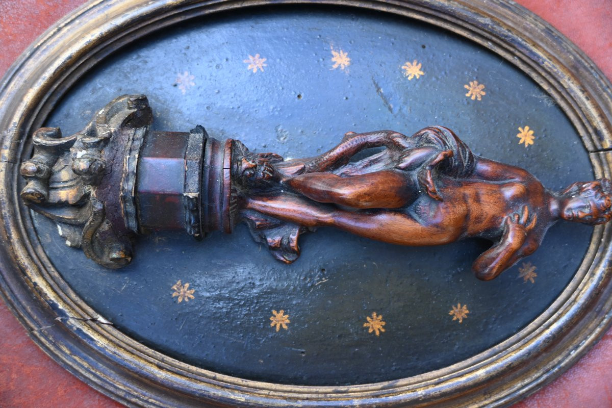 Venus In Carved Boxwood From The 18th Century-photo-2