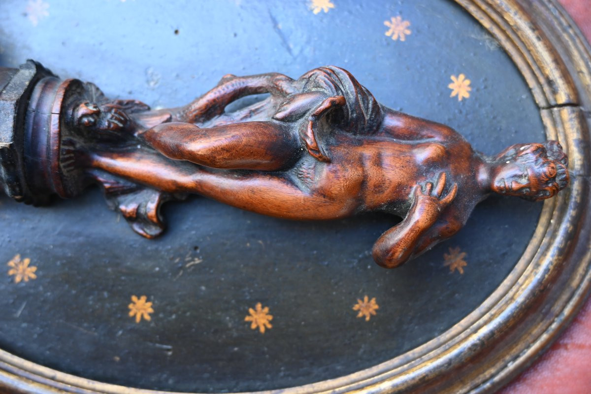 Venus In Carved Boxwood From The 18th Century-photo-2