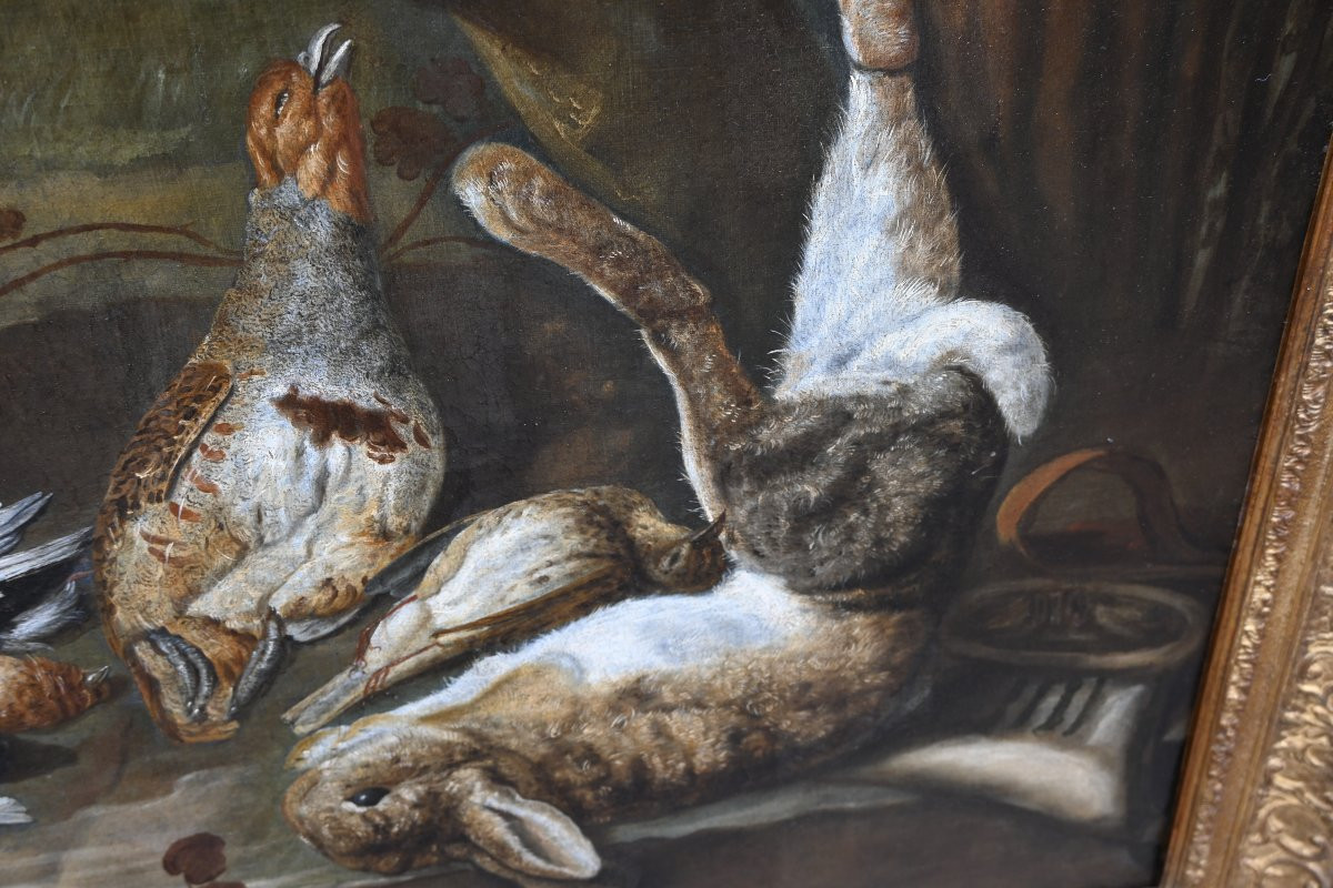 Pair Of Still Lifes With Game From The 18th Century Jan Fyt-photo-1