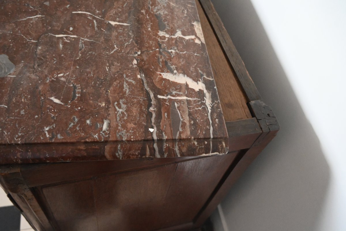 Buffet de chasse en chêne , travail du XVIII-photo-5