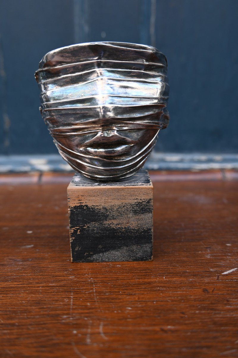 Igor Mitoraj  , masque de la maison Christofle 1977