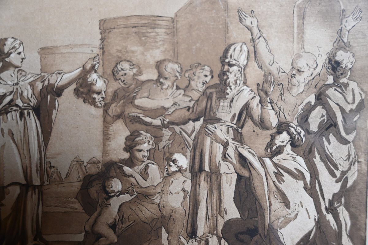 Drawing XVIII, Judith Presenting The Head Of Holofernes -photo-2