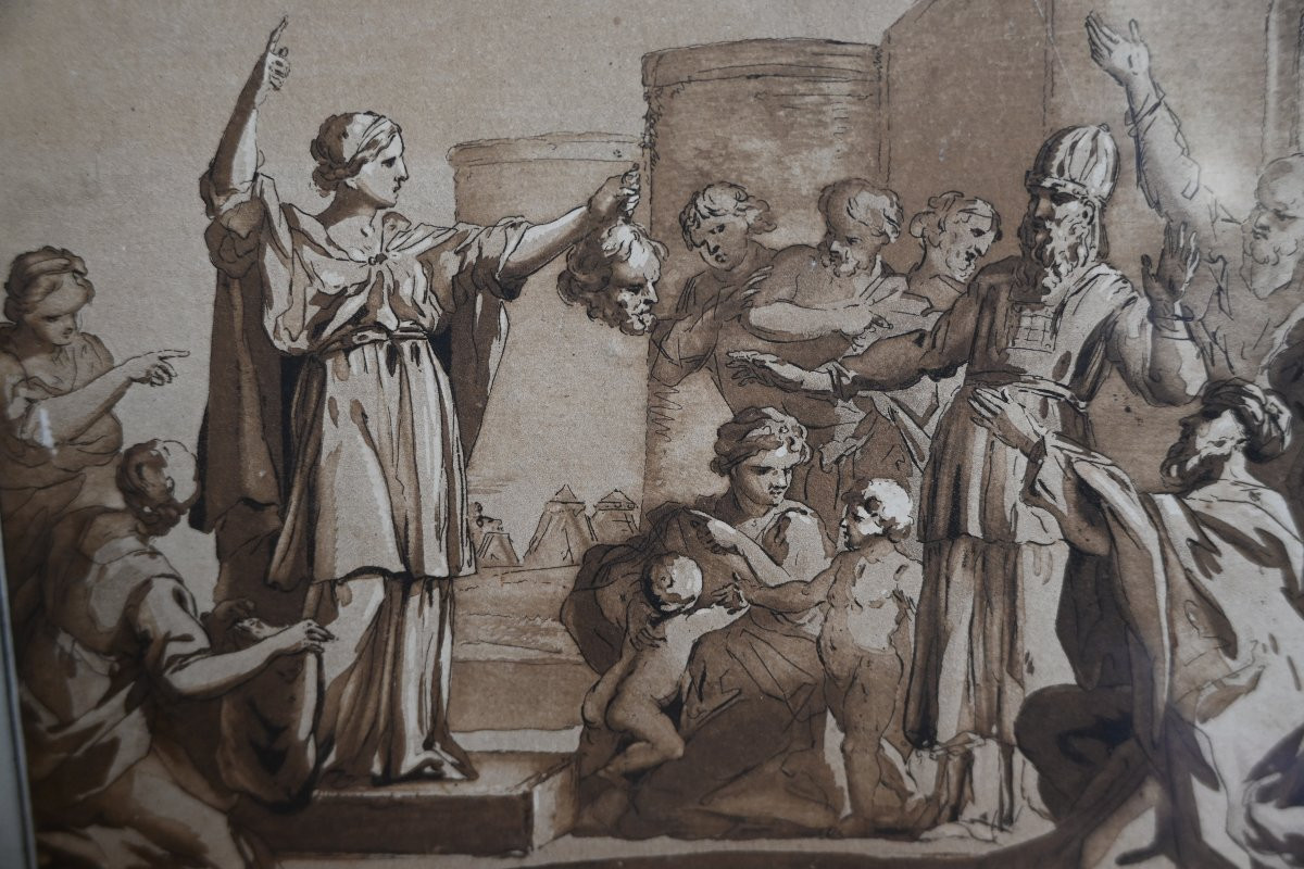 Drawing XVIII, Judith Presenting The Head Of Holofernes -photo-5