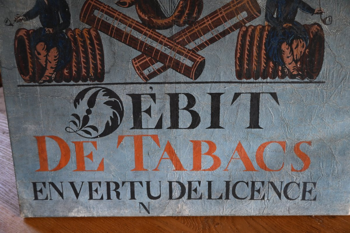 Affiche fin XVIII sur le thème du tabac-photo-3