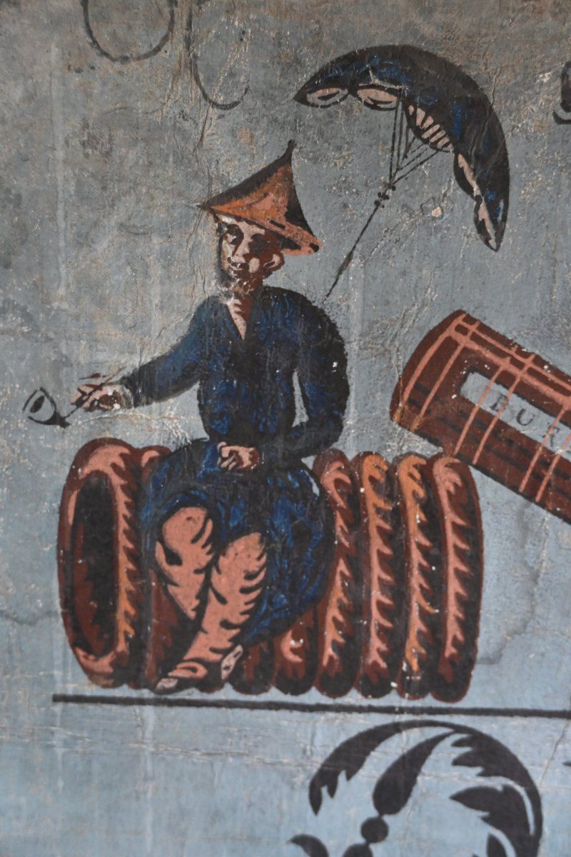 Affiche fin XVIII sur le thème du tabac-photo-4