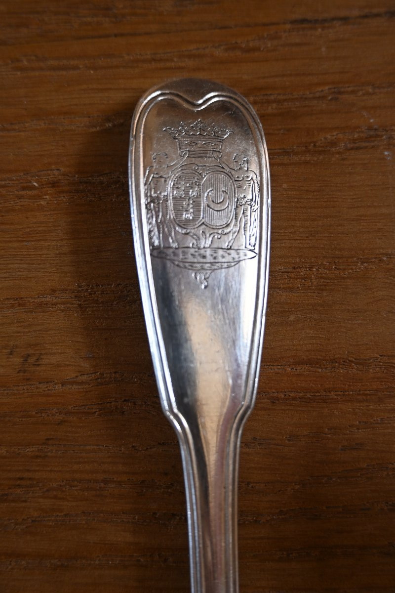 Cuillère à ragout du XVIII-photo-1