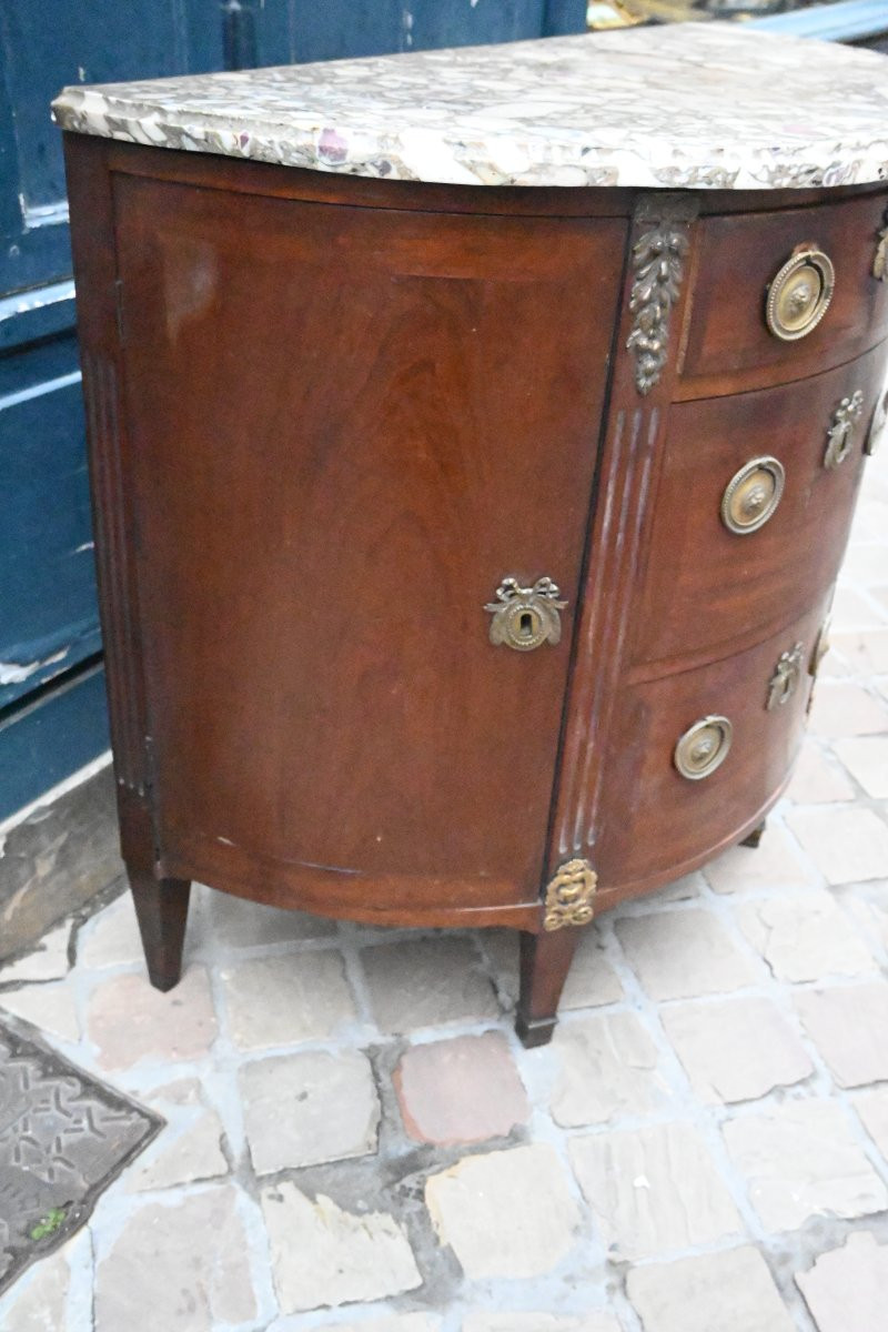 Commode en acajou bordelaise d époque Louis XVI-photo-3