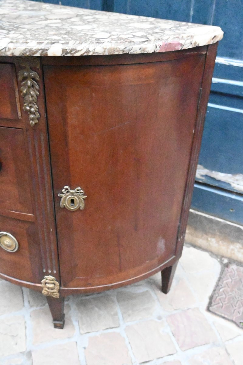Commode en acajou bordelaise d époque Louis XVI-photo-1