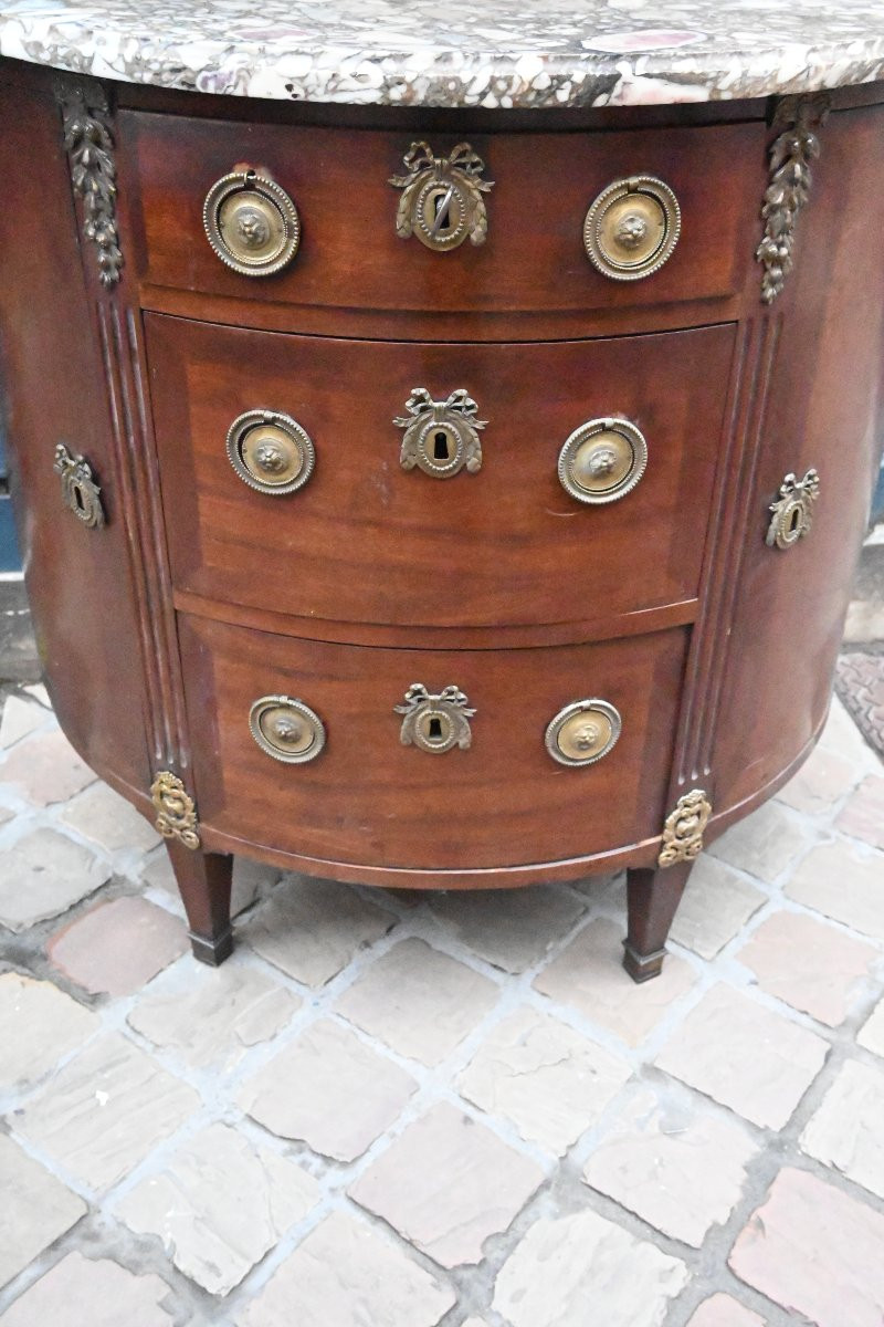 Commode en acajou bordelaise d époque Louis XVI-photo-3