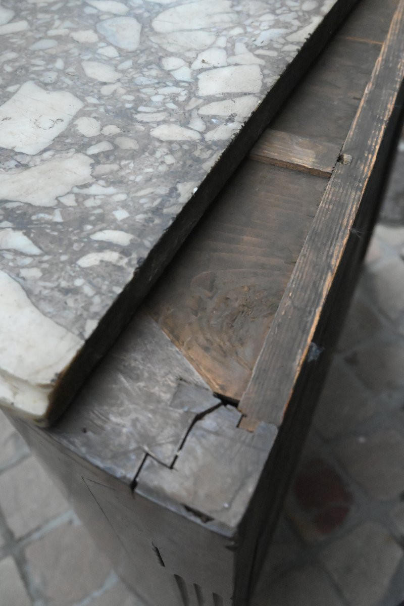 Commode en acajou bordelaise d époque Louis XVI-photo-4