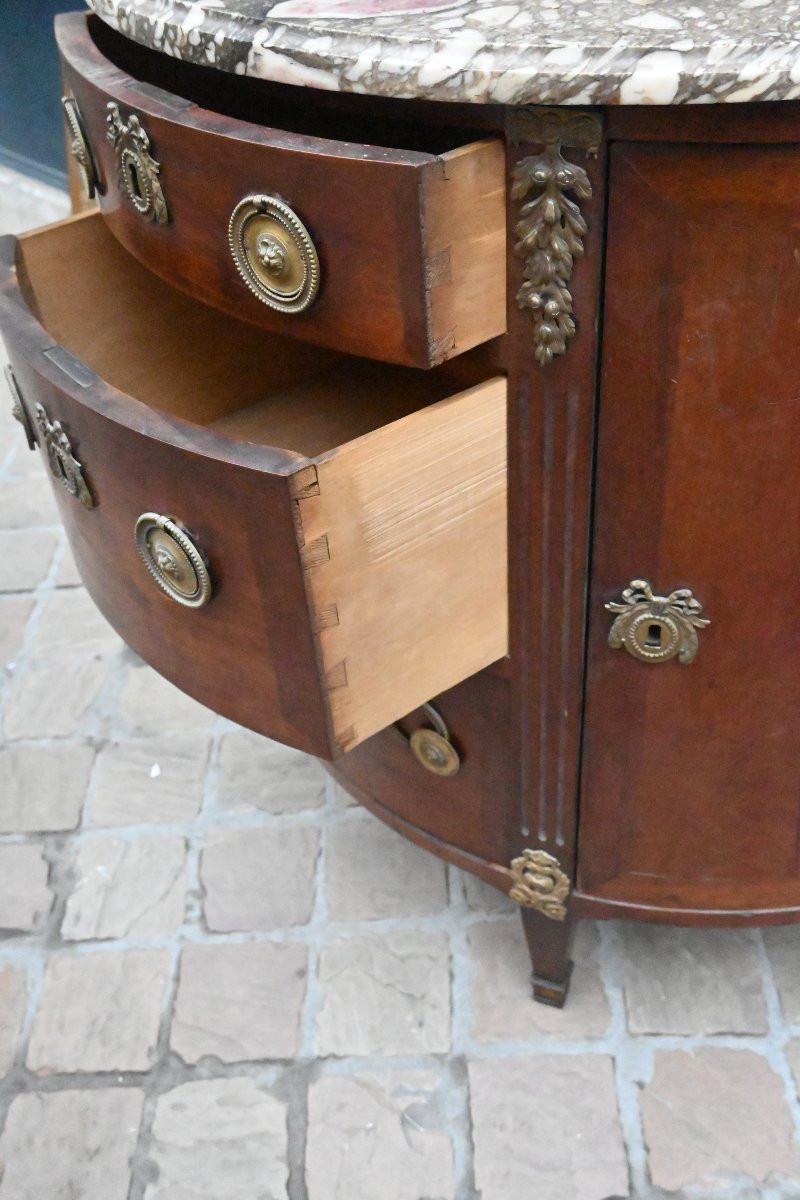 Commode en acajou bordelaise d époque Louis XVI-photo-5