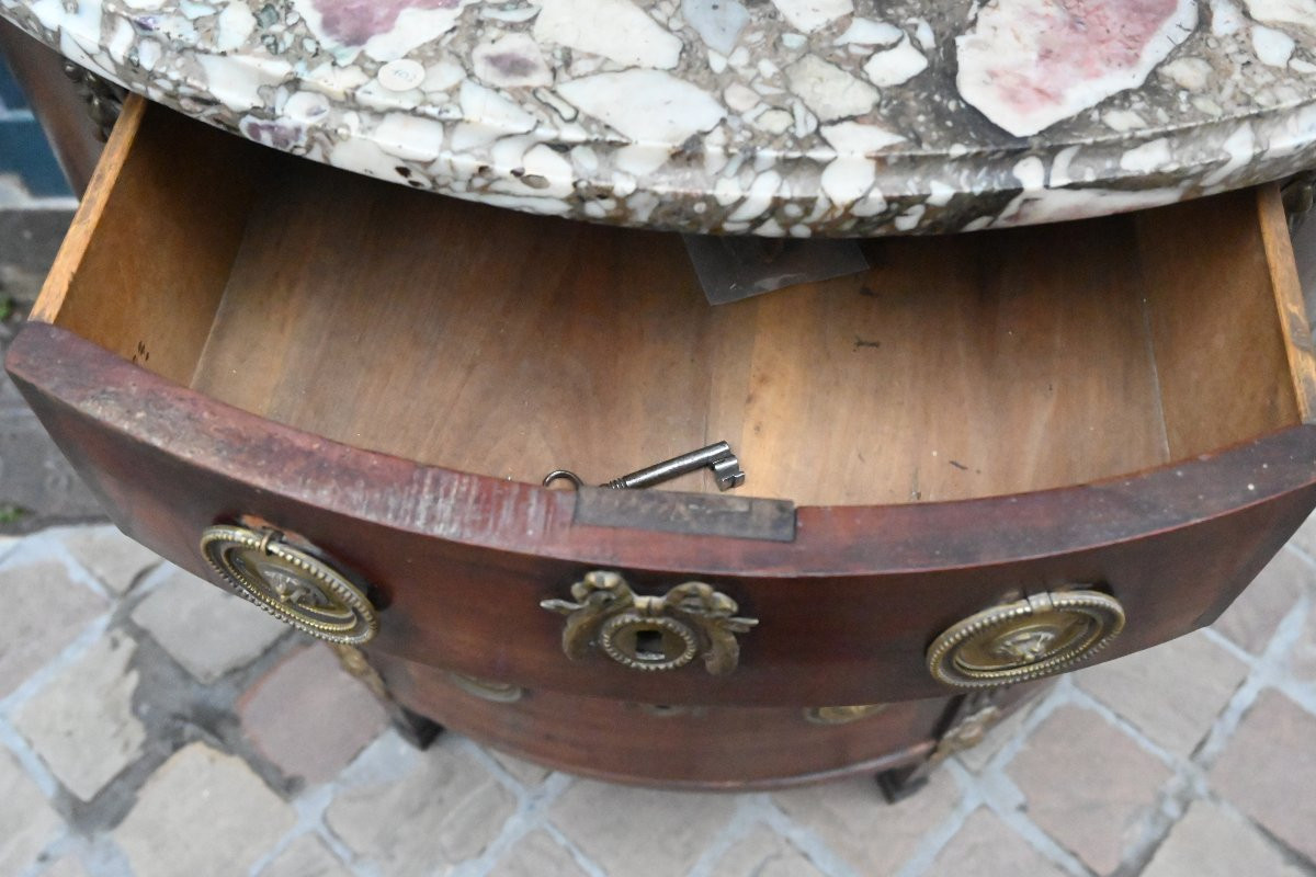 Commode en acajou bordelaise d époque Louis XVI-photo-7
