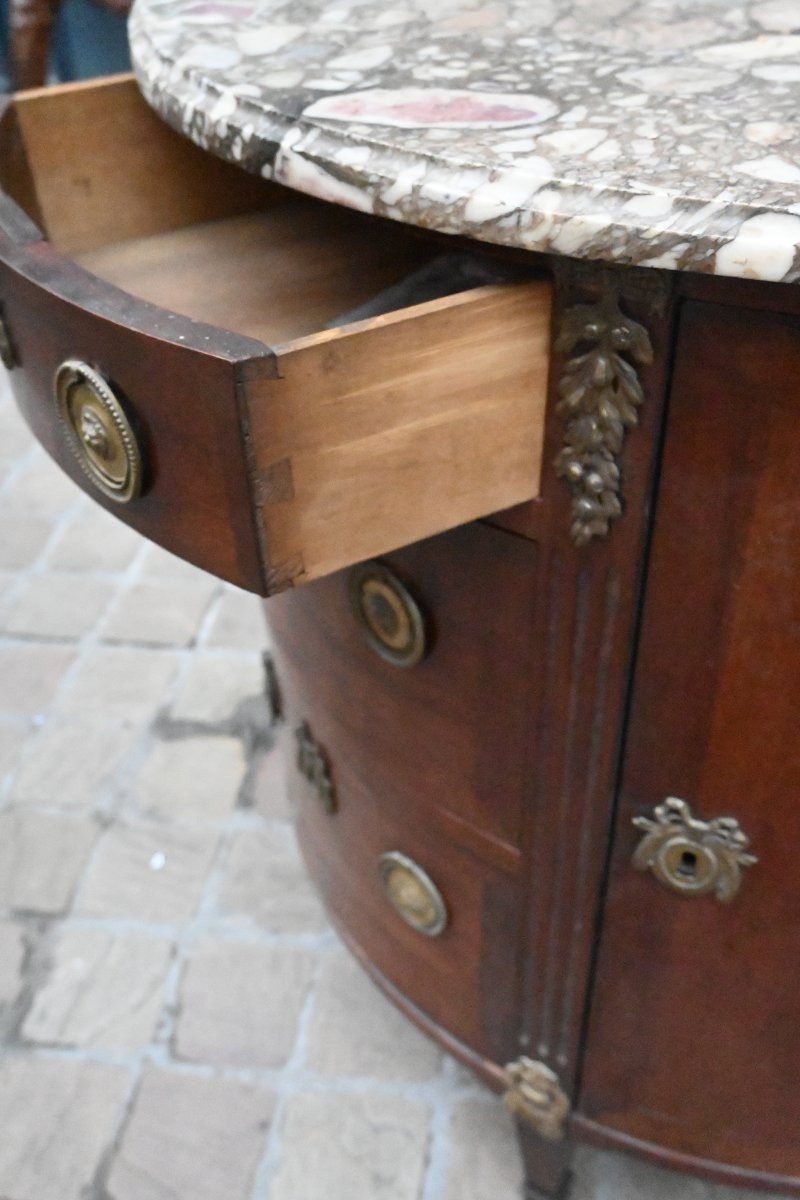 Commode en acajou bordelaise d époque Louis XVI-photo-8
