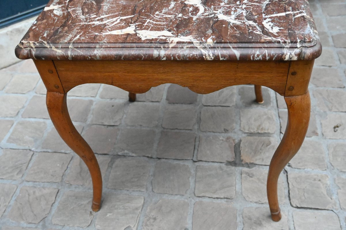 Elegant Mid-century Louis XV Table From The 18th Century-photo-3