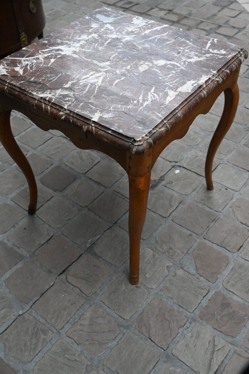 Elegant Mid-century Louis XV Table From The 18th Century-photo-1
