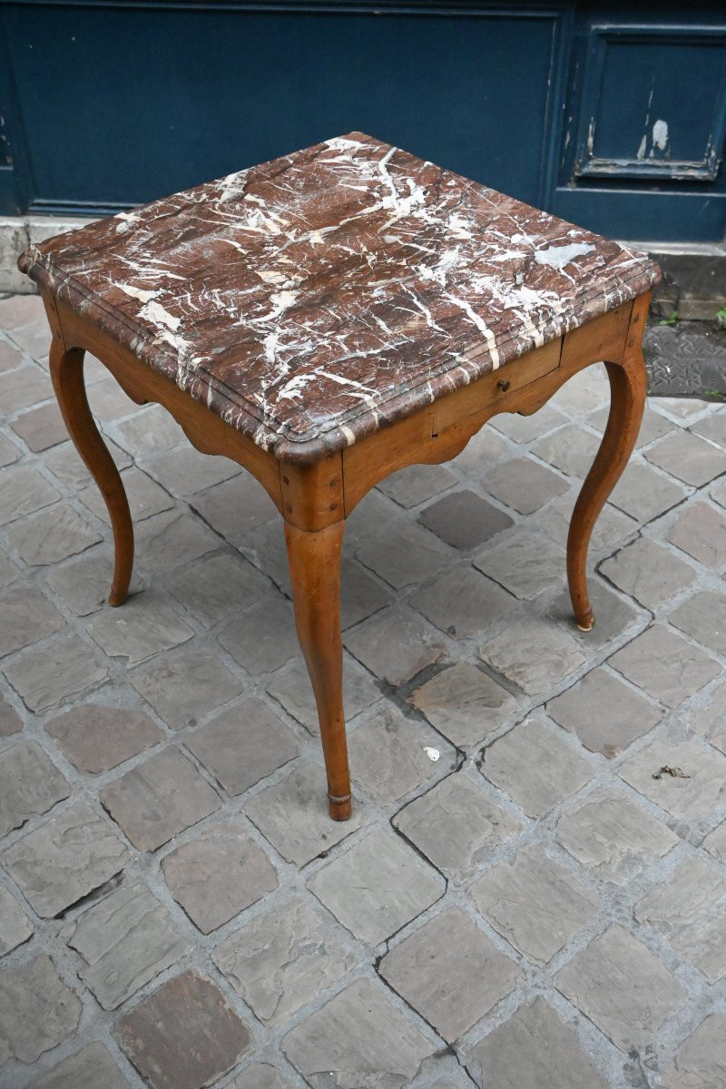 Elegant Mid-century Louis XV Table From The 18th Century-photo-3
