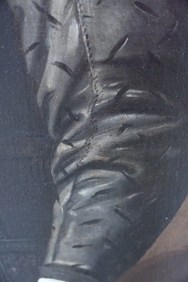 Important et rare  portrait en pied par Sofonisba Anguissola , XVII  Italien-photo-3