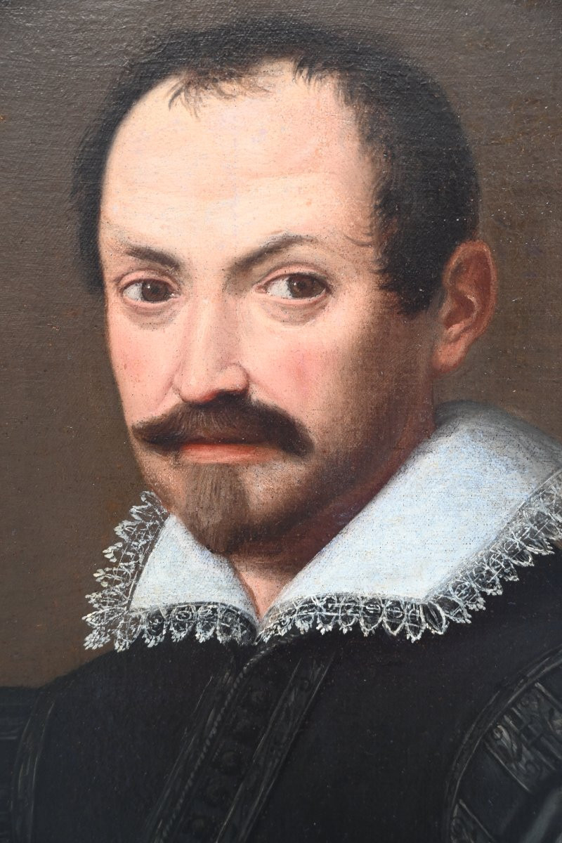 Important et rare  portrait en pied par Sofonisba Anguissola , XVII  Italien-photo-4