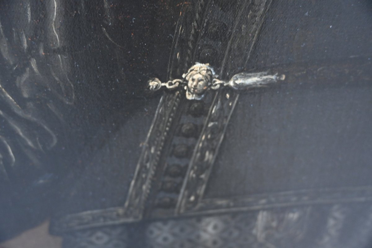 Important et rare  portrait en pied par Sofonisba Anguissola , XVII  Italien-photo-7