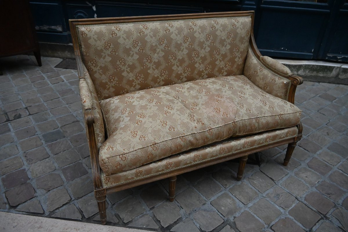 Small Louis XVI Sofa By Boulard-photo-2