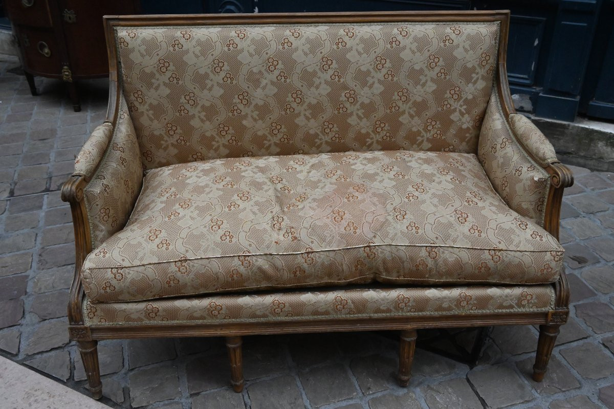 Small Louis XVI Sofa By Boulard-photo-5