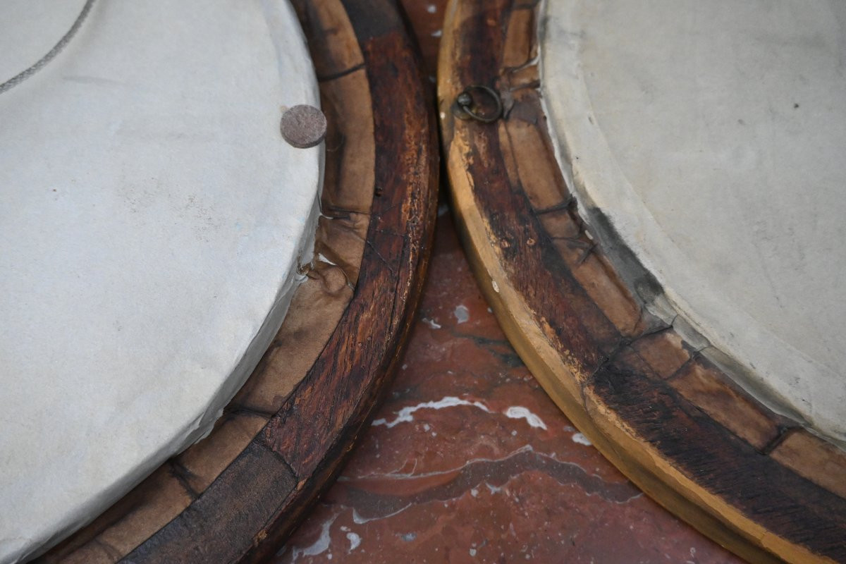 Paire de portraits d enfants au pastel fin XVIII-photo-3