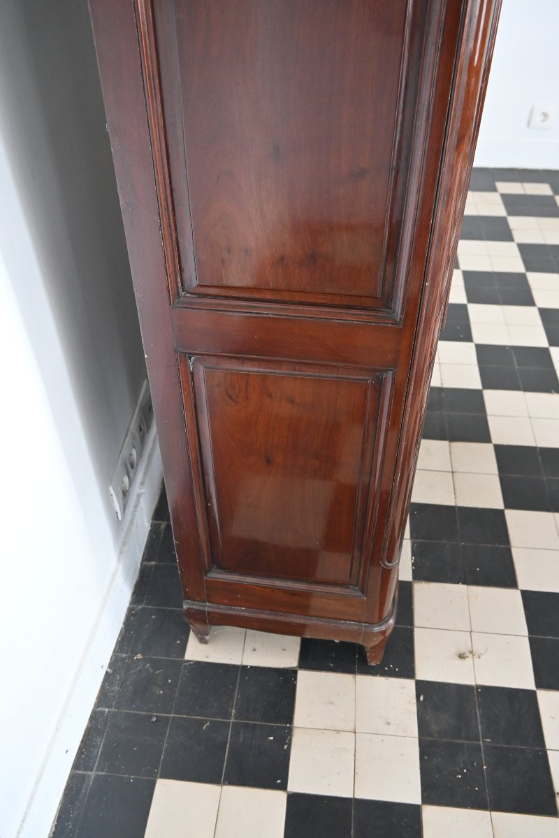 Louis XV Period Mahogany And Zebrawood Writing Desk From The 18th Century-photo-6