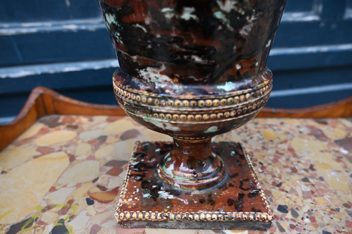 Apt, Medici Vase In Earthenware-photo-3